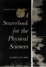 TEACHING HIGH SCHOOL SCIENCE:A SOURCEBOOK FOR THE PHYSICAL SCIENCES CALIFORNIA STATE SERIES（1961 PDF版）
