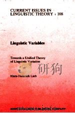 CURRENT ISSUES IN LINGUISTIC THEORY 108:LINGUISTIC VARIABLES（1993 PDF版）