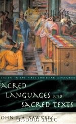 SACRED LANGUAGES AND SACRED TEXTS   1999  PDF电子版封面  0415125464  JOHN F.A.SAWYER 