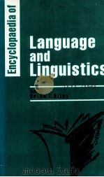 ENCYCLOPAEDIA OF LANGUAGE AND LINGUISTICS VOLUME FIVE LINGUISTICS OF BILINGUALISM   1999  PDF电子版封面  8170209048  BRIAN T.RILEY 