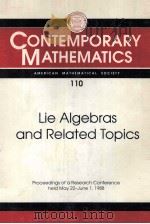 LIE ALGEBRAS AND RELATED TOPICS   1990  PDF电子版封面  0821851195   
