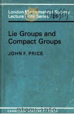 LIE GROUPS AND COMPACT GROUPS（1979 PDF版）