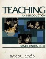 TEACHING AN INTRODUCTION   1990  PDF电子版封面  0075571935  DANIEL LINDEN DUKE 