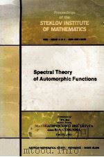 Spectral Theory of Automorphic Functions   1983  PDF电子版封面  0821830783  A.B.Venkov 