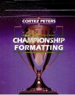 CORTEZ PETERS CHAMPIONSHIP FORMATTING（1993 PDF版）