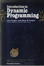 Introduction To Dynamic Programming   1981  PDF电子版封面    Leon Cooper and Mary W.Cooper 