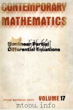 Contemporary Mathematics Volume 17 Nonlinear Partial Differential Equations（1983 PDF版）