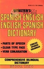 SPANISH-ENGLISH ENGLISH-SPANISH DICTIONARY   1989  PDF电子版封面  0938261096   