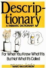 DESCRITIONARY A THEMATIC DICTIONARY   1992  PDF电子版封面     