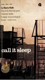 CALL IT SLEEP   1934  PDF电子版封面     
