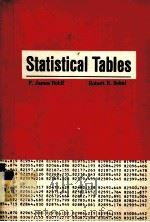 STATISTICAL TABLES（1961 PDF版）