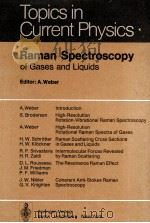 RAMAN SPECTROSCOPY OF GASES AND LIQUIDS（1979 PDF版）