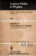 STABILITY OF THERMODYNAMIC SYSTEMS（1982 PDF版）