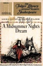 A MIDSUMMER NIGHT'S DREAM   1958  PDF电子版封面    WILLIAM SHAKESPEARE 
