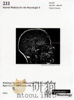 INTERNAL MEDICINE FOR THE NEUROLOGIST Ⅱ（1997 PDF版）