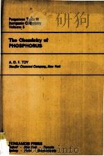 PERGAMON TEXTS IN INORGANIC CHEMISTRY VOLUME 3 THE CHEMISTRY OF PHOSPHORUS（1973 PDF版）