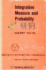 INTEGRATION MEASURE AND PROBABILITY   1963  PDF电子版封面     