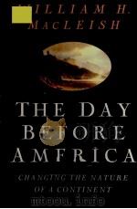 THE DAY BDFORE AMERICA（1994 PDF版）