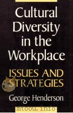 CULTURAL DIVERSITY IN THE WORKPLACE   1994  PDF电子版封面  0275950956   