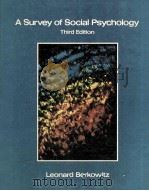 A SURVEY OF SOCIAL PSYCHOLOGY THIRD EDITION（1980 PDF版）