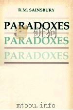 PARADOXES   1988  PDF电子版封面  0521337496  R. M. SAINSBURY 
