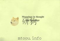MAPPINGS IN THOUGHT AND LANGUAGE   1997  PDF电子版封面  0521599539   