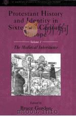 PROTESTANT HISTORY AND IDENTITY IN SIXTEENTH-CENTURY EUROPE VOLUME 1 THE MEDIEVAL INHERITANCE   1996  PDF电子版封面  1859282946  BRUCH GORDON 