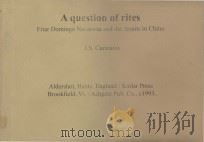 A QUESTION OF RITES FRIAR DOMINGO NAVARRTE AND THE JESUITS IN CHINA（1993 PDF版）