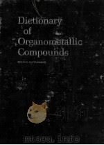 DICTIONARY OF ORGANOMETALLIC COMPOUNDS SECOND SUPPLEMENT（1986 PDF版）