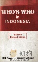 WHO'S WHO IN INDONESIA SECOND EDITION   1980  PDF电子版封面     