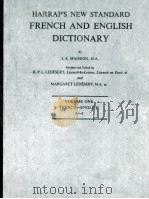 HARRAP'S NEW STANDARD FRENCH AND ENGLISH DICTIONARY VOLUME ONE FRENCH-ENGLISN A-I（1980 PDF版）