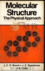MOLECULAR STRUCTURE THE PHYSICAL APPROACH SECOND EDITION（1975 PDF版）