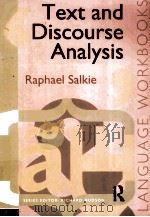 TEXT AND DISCOURSE ANALYSIS（1995 PDF版）