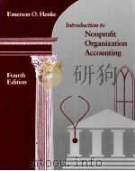 INTRODUCTION TO NONPROFIT ORGANIZATION ACCOUNTING FOURTH EDITION   1992  PDF电子版封面  0538821825   