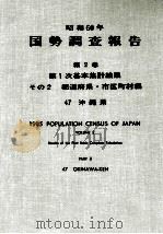 国勢調査報告 第1次基本集計結果 都道府県·市区町村編 冲繩県（1986.09 PDF版）