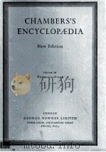 CHAMBERS'S ENCYCLOPAEIA NEW EDITION VOLUME XII   1955  PDF电子版封面     
