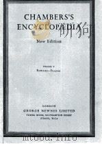 CHAMBERS'S ENCYCLOPAEIA NEW EDITION VOLUME V   1955  PDF电子版封面     