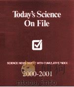 TODAY'S SCIENCE ON FILE 2000-2001     PDF电子版封面     