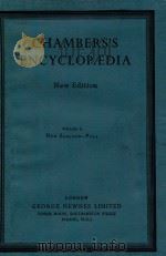 CHAMBERS'S ENCYCLOPAEDIA NEWEDITION VOLUME X   1955  PDF电子版封面     