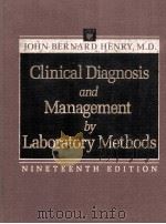 CLINICAL DIAGNOSIS AND MANAGEMENT BY LABORATORY METHODS NINETEENTH EDITION（1996 PDF版）