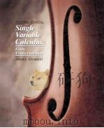 SINGLE VARIABLE CALCULUS EARLY TRANSCENDENTALS SECOND EDITION   1991  PDF电子版封面  0534164145  JAMES STEWART 