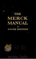 THE MERCK MANUAL OF DIAGNOSIS AND THERAPY NINTH EDITION   1956  PDF电子版封面     
