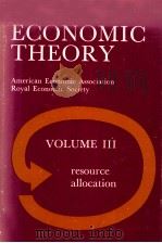 SURVEYS OF ECONOMIC THEORY RESOURCE ALLOCATION  VOLUME III（1967 PDF版）