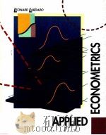 APPLIED ECONOMETRICS   1993  PDF电子版封面  0060438479  LEONARD LARDARO 