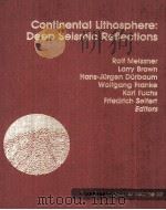 CONTINENTAL LITHOSPHERE:DEEP SEISMIC REFLECTIONS   1991  PDF电子版封面  0875905226   
