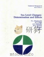 GEOPHYSICAL MONOGRAPH 69 SEA LEVEL CHANGES:DETERMINATION AND EFFECTS   1992  PDF电子版封面  0875904602   
