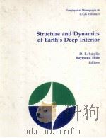 GEOPHYSICAL MONOGRAPH 46 STRUCTURE AND DYNAMICS OF EARTH'S DEEP INTERIOR（1988 PDF版）