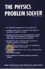 THE PHYSICS PROBLEM SOLVER   1976  PDF电子版封面  0878915079  DR.M.FOGIEL 
