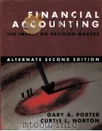 FINANCIAL ACCOUNTING:THE IMPACT ON DECISION MAKERS ALTERNATE SECOND EDITION   1999  PDF电子版封面    GARY A.PORTER CURTIS L.NORTON 
