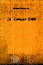 LA COUSINE BETTE   1984  PDF电子版封面  2253010677   
